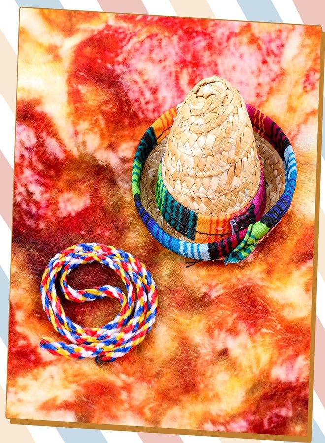 Gtziqa Bearded Dragon Sombrero Hats, Bearded Dragon Clothes Accessories Lizard Straw Hat with Adjustable Chin Strap Small Pet Hat Lizard Costume for Reptile Ferret Hamsterleopard Gecko Snake Guinea Pig Pet - Image 5